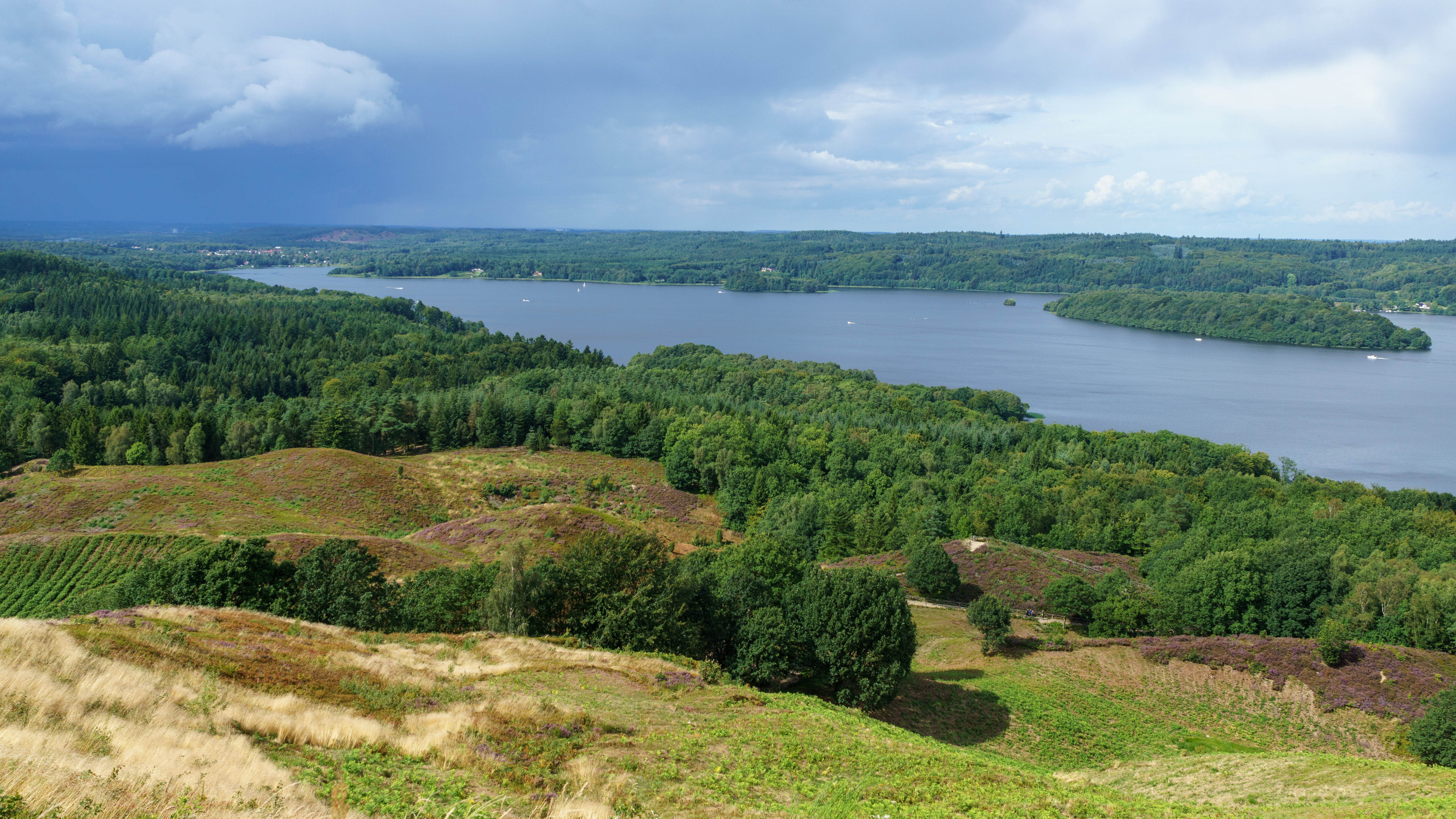 Udsigt over Julsø fra Himmelbjerget